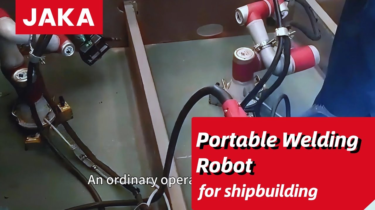 One welder can now operate 2 to 4 robots for welding in shipyards⛴️