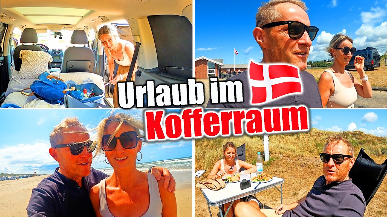 Urlaub im Kofferraum - Minimalismus in Dänemark - Wir starten das Experiment 🌞 AddiHabibi Vlog