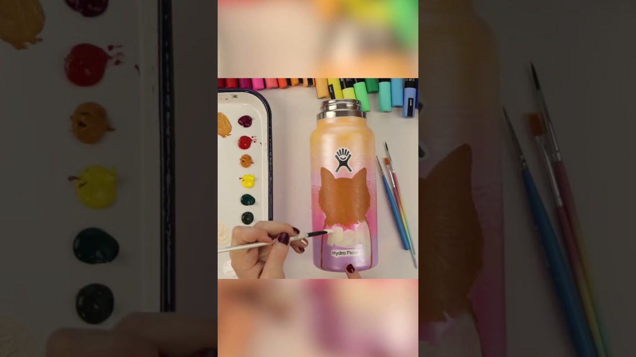 customizing a hydro flask *satisfying*