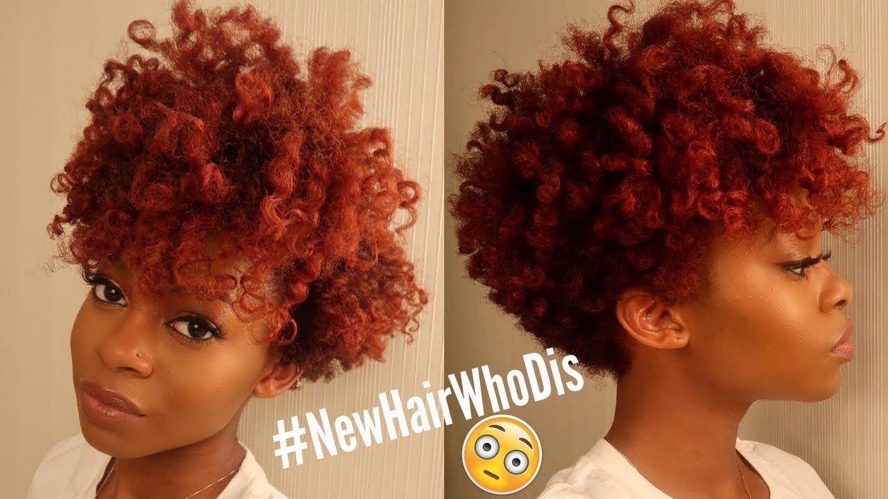 I CUT & DYED MY HAIR??!!! | Creme Of Nature Color Crush Experience!!!