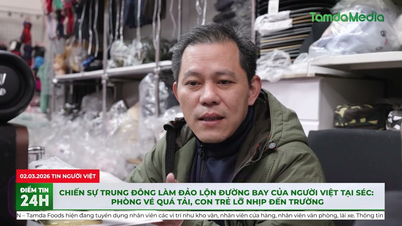 Chiến sự Trung Đông làm đảo lộn đường bay của người Việt ở Séc: Phòng vé quá tải, con trẻ nghỉ học