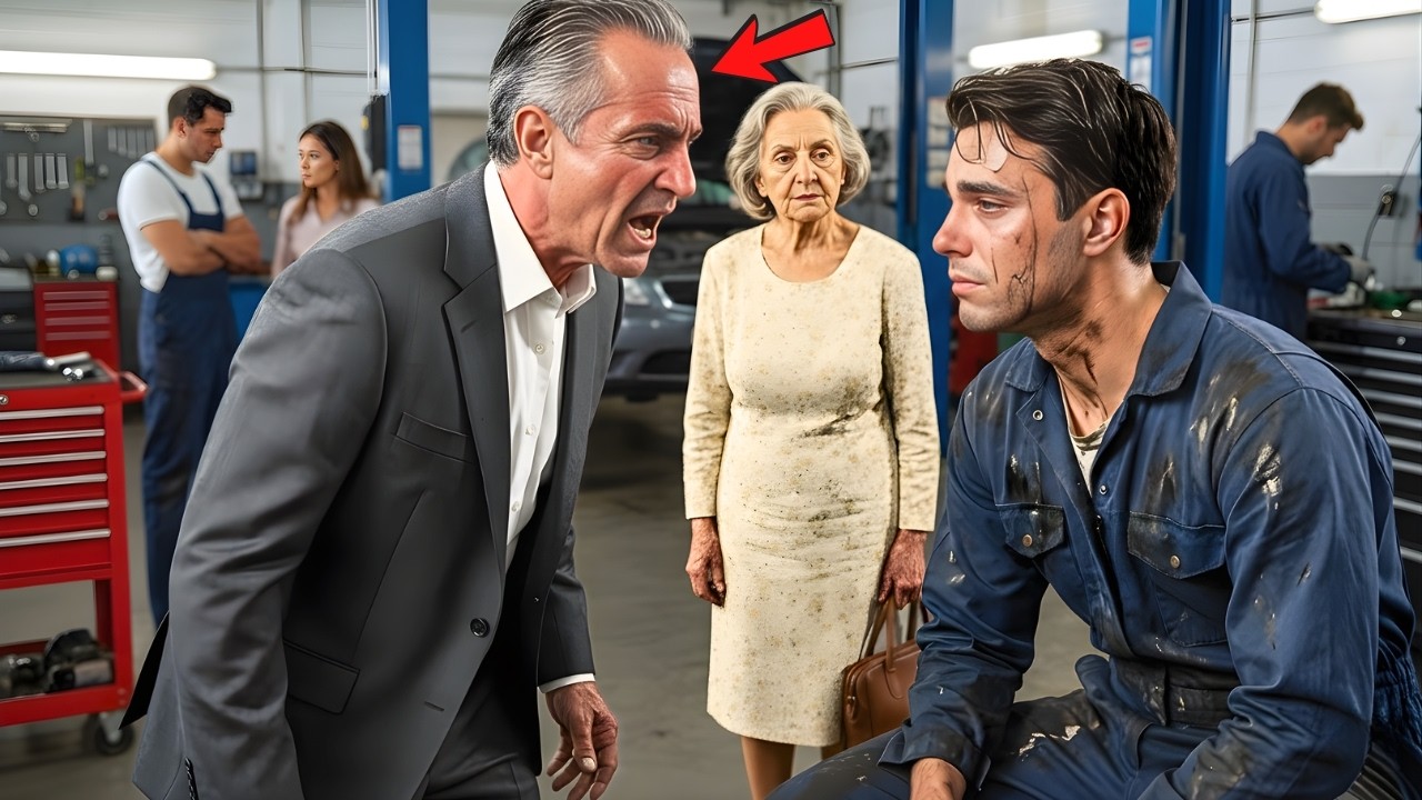 ARREGLÓ GRATIS EL AUTO DE UNA ANCIANA Y LO DESPIDIERON… DÍAS DESPUÉS ELLA REVELÓ SU IDENTIDAD