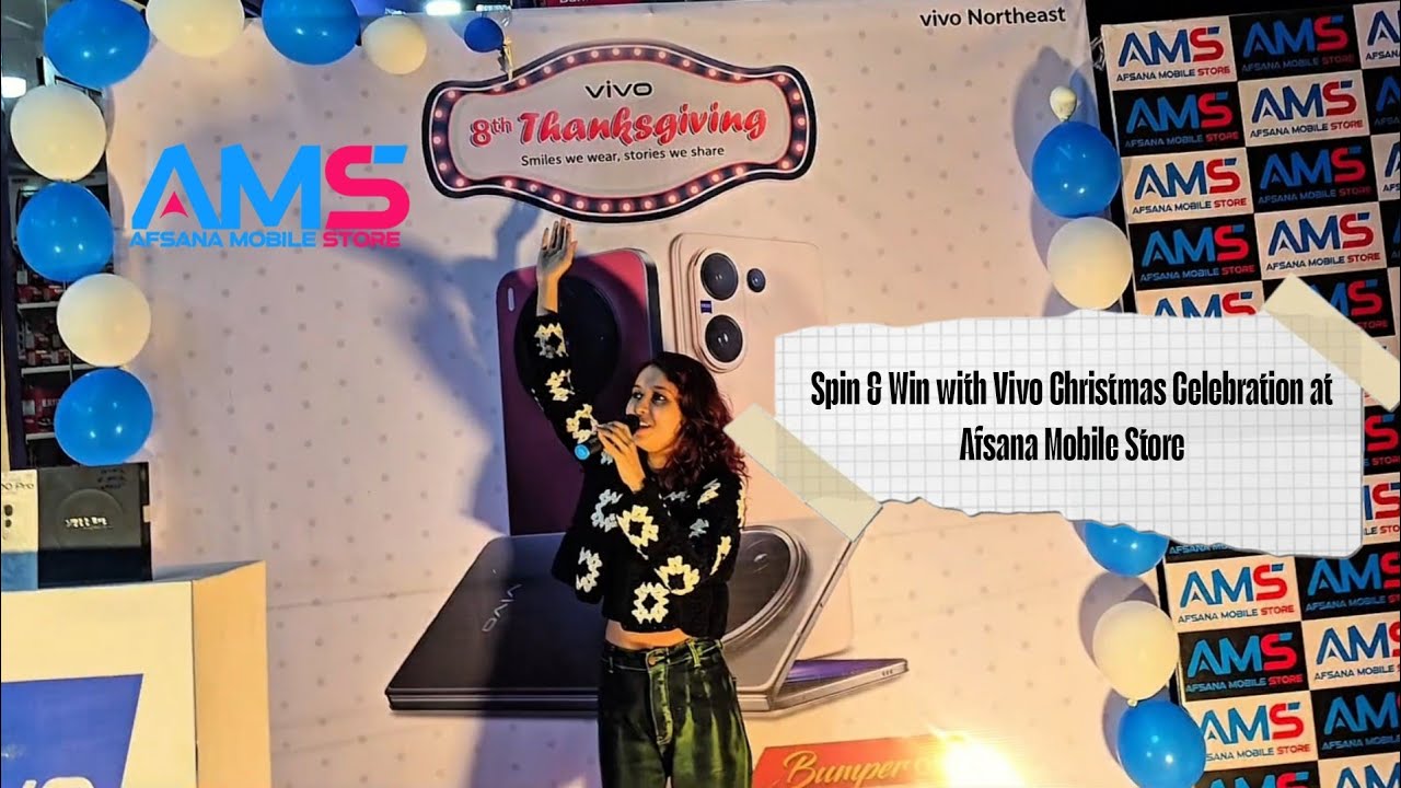 Vivo Spin & Win 🎁 Christmas Special | Afsana Mobile Store | Guaranteed Gifts | 