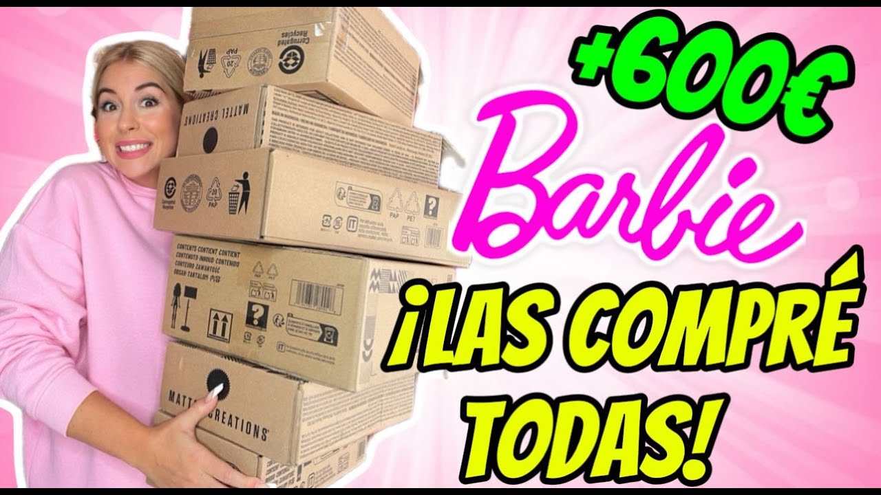 😱 ¡ME GASTÉ +600€ en Barbies y NO ME ARREPIENTO! 💕*super unboxing*