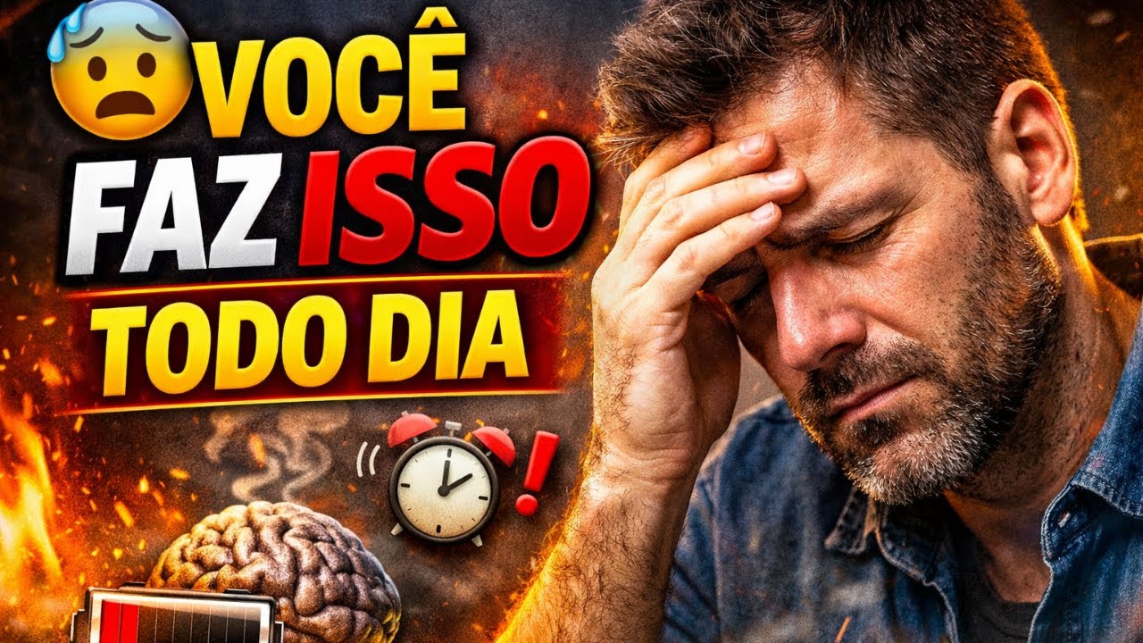 5 hábitos que drenam sua energia E VOCÊ FAZ ISSO TODO DIA