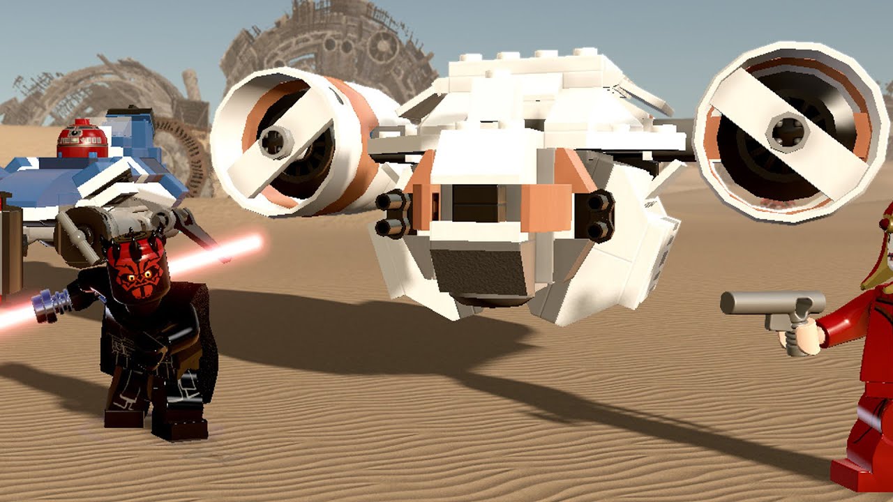 LEGO Star Wars: The Force Awakens - All Playable Vehicles Unlocked | Free Roam Gameplay