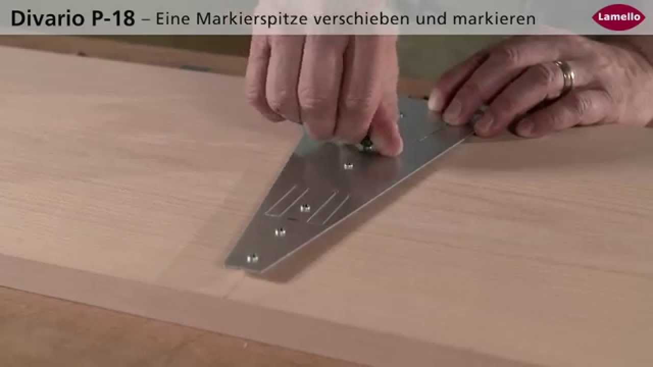 Verbinder LAMELLO DIVARIO P-18_Komplett verdeckt