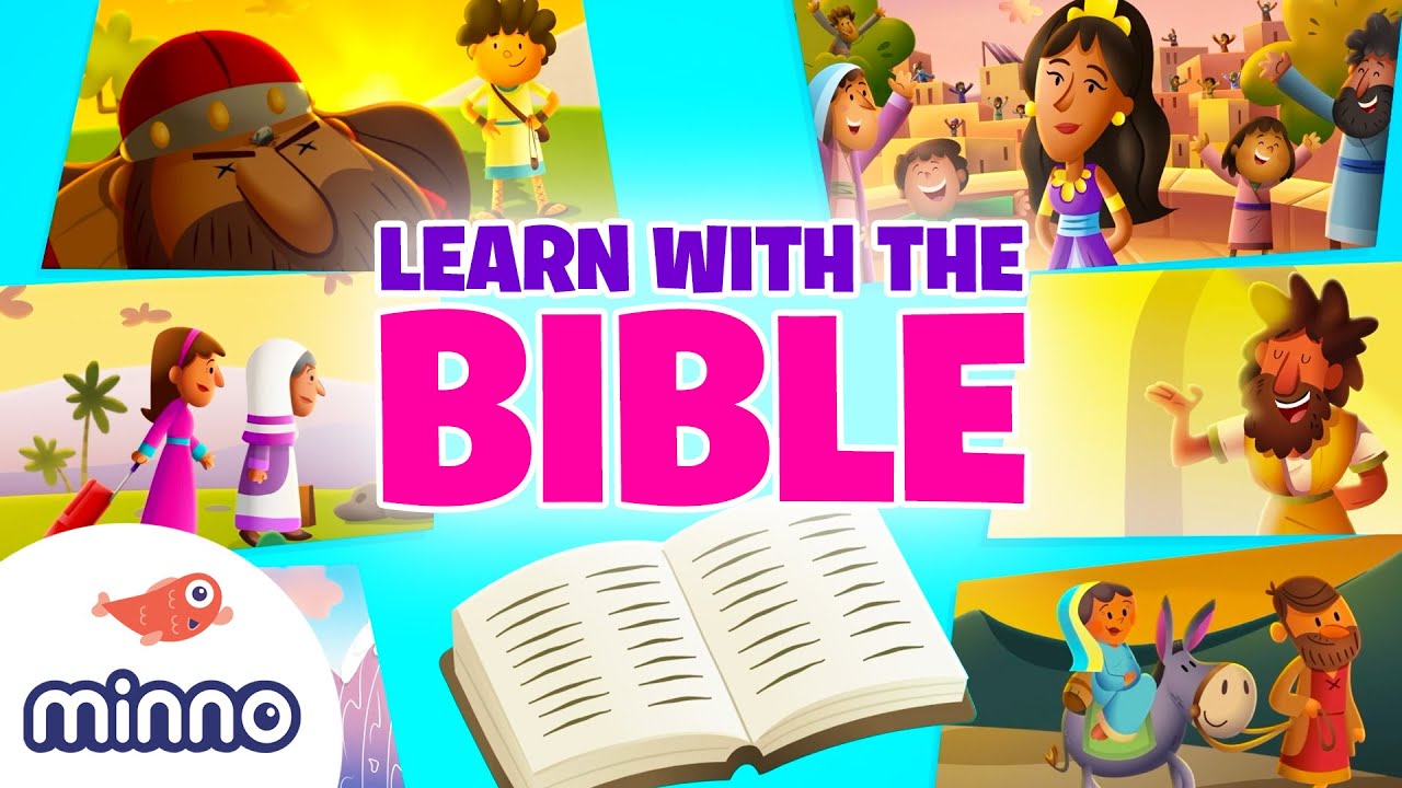 Learn ABC, Counting & Colors with the Bible + Sunday School Songs & 90 Minutes of Kids Bible Stories