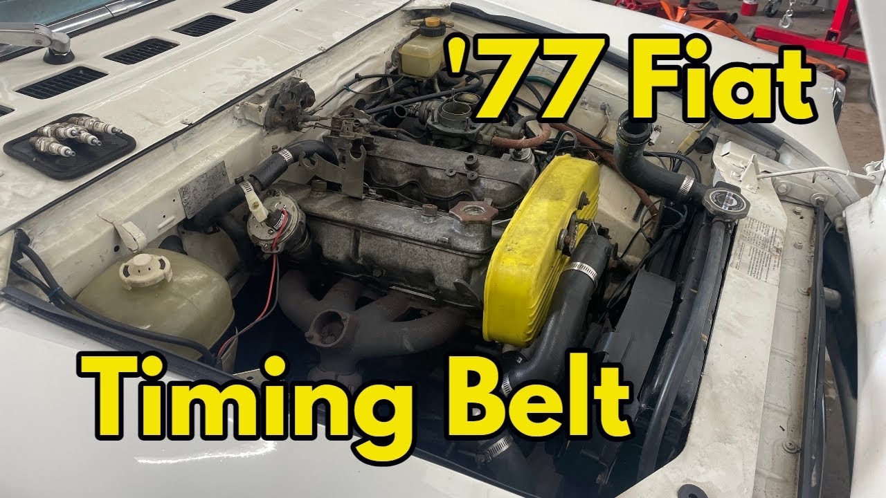 1977 Fiat 124 Spider Timing Belt Replacement