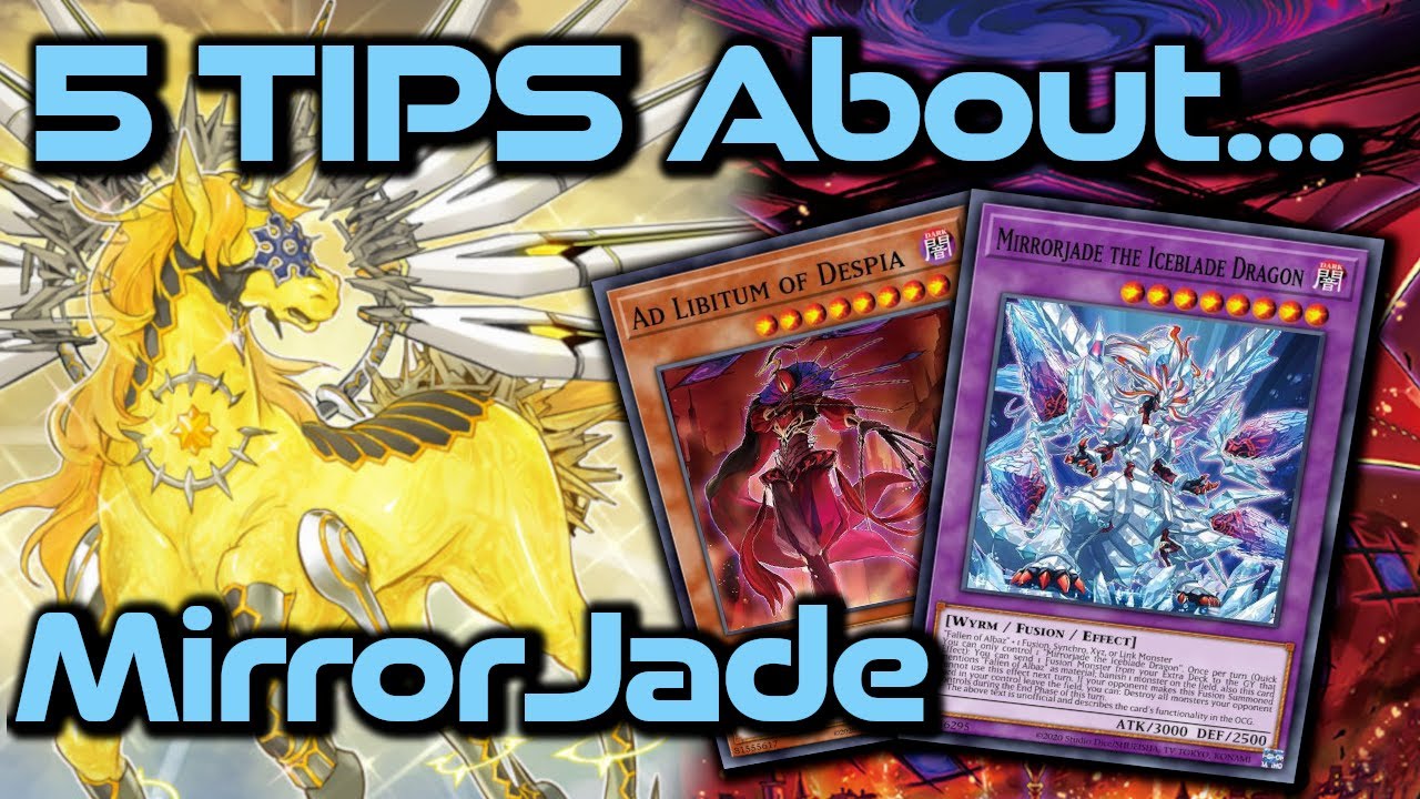 Yugioh 5 Tips about Mirrorjade the Iceblade Dragon