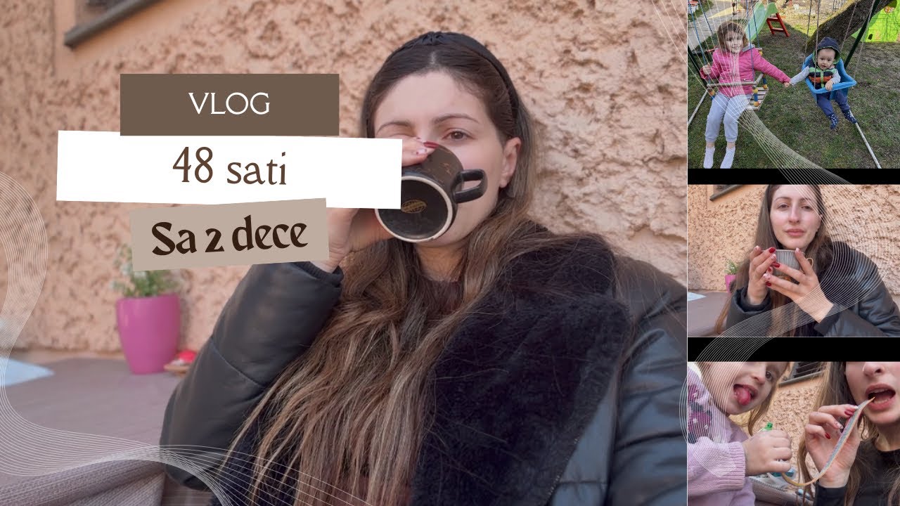 VLOG - Svakodnevnica sa 2 dece, igranje, kuvanje, prezivljavanje ☀️