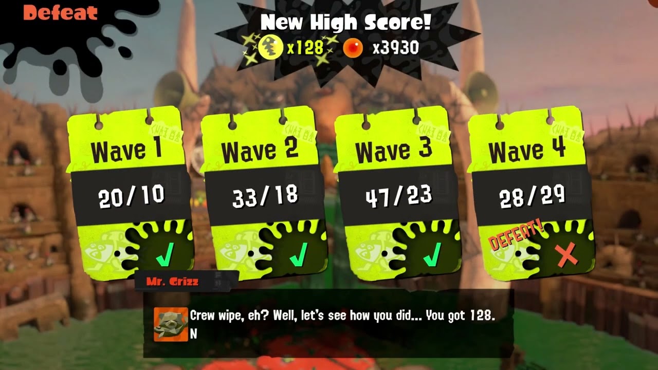 Salmon Shenanigans. Eggstra work with guests, then short Salmon Tournament.