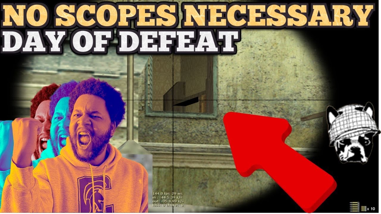 NO NEED FOR SCOPES! Day of Defeat Sniper Gameplay!