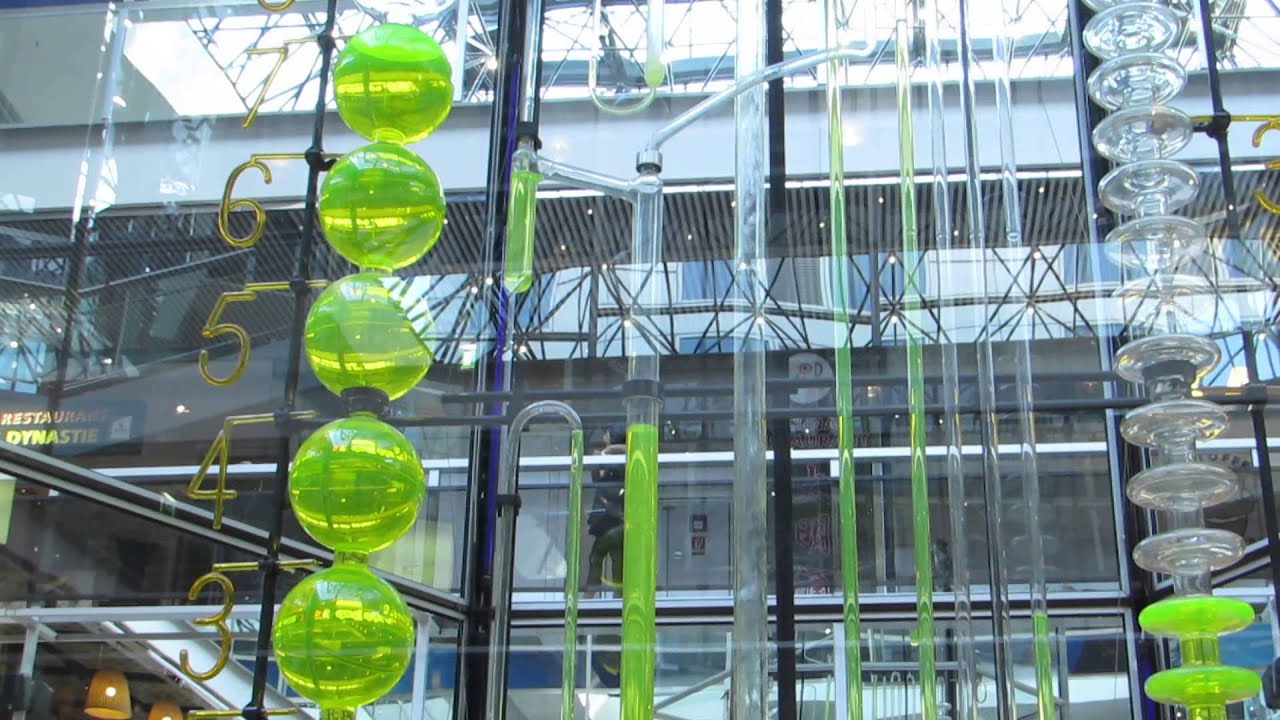 Bernard Gitton's Time-Flow clock in Berlin, Germany