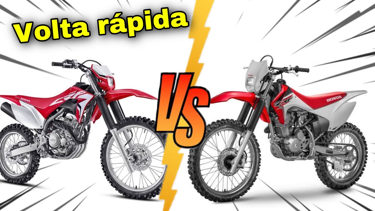 CRF 230 X CRF 250 F QUAL É MAIS RAPIDA? (VOLTA RAPIDA)