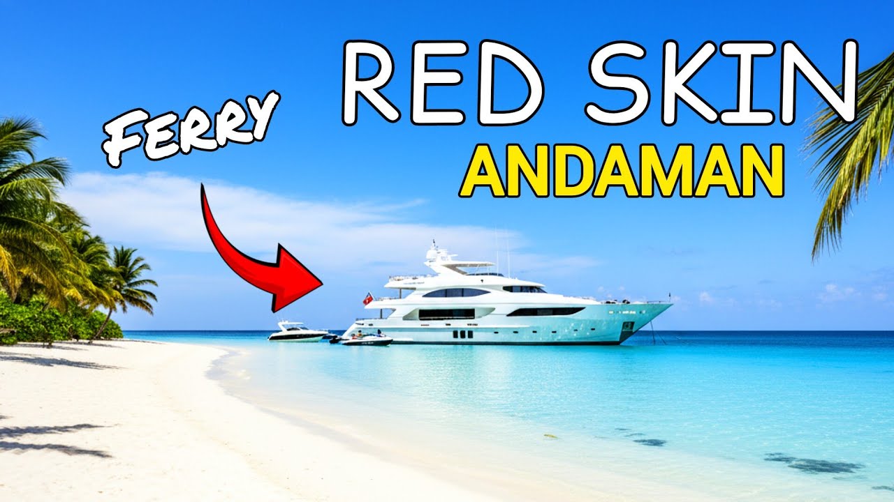 RED Skin Island Andaman | Wandoor to RED Skin Ferry, | Marine Park & Untold Andaman History 🌴🇮🇳”