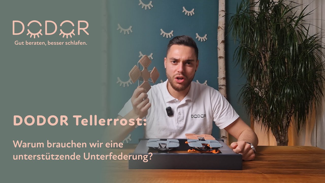 DODOR Tellerrost: Warum brauchen wir eine unterstützende Unterfederung?