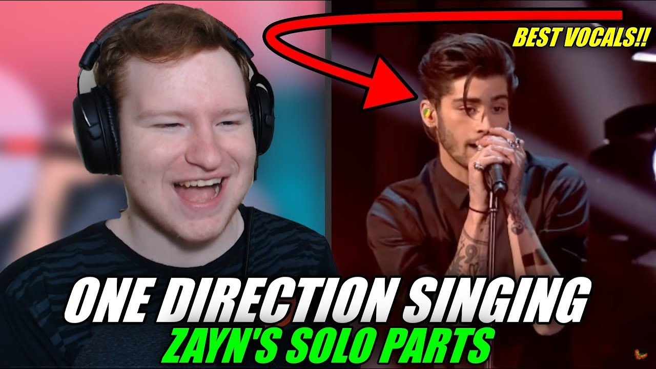 One Direction singing Zayn's solos vs. Zayn singing REACTION!!!