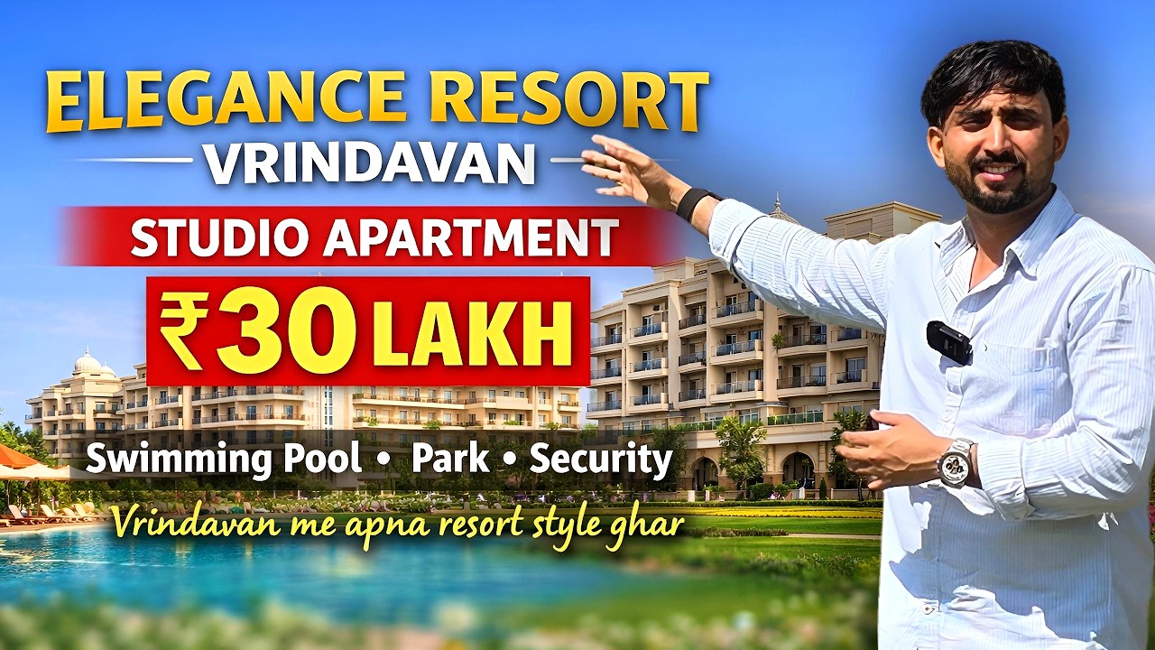 Studio Apartment Sale In Elegance Resort Vrindavan | Best Property in Vrindavan 2026