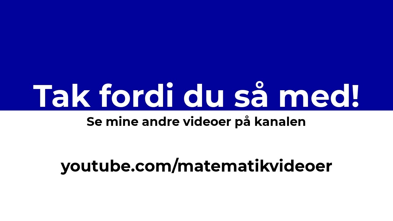 Sådan udregner du bestemte integraler i hånden