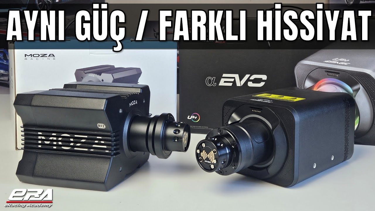 Moza R12 Simagic Alpha Evo'ya Karşı