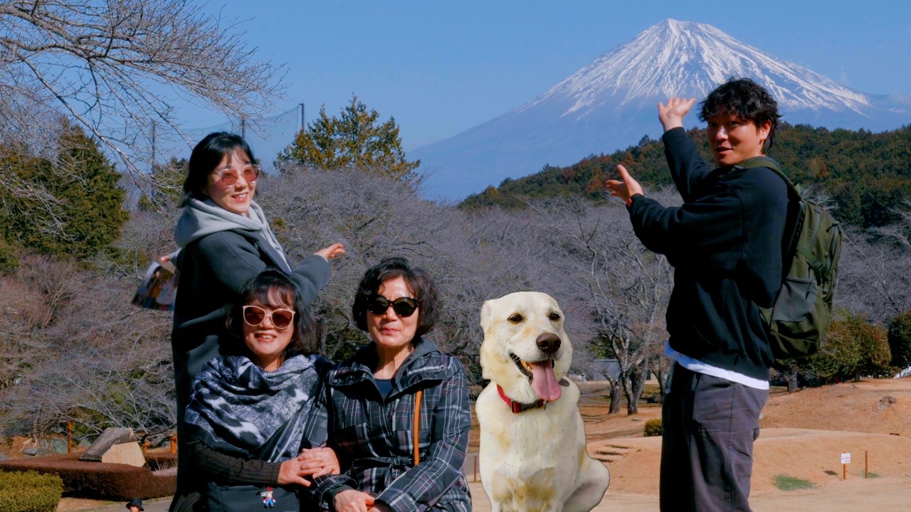Поездка в Сидзуоку с нашими мамами 🇯🇵🗻 | Семейный видеоблог о путешествии к горе Фудзи