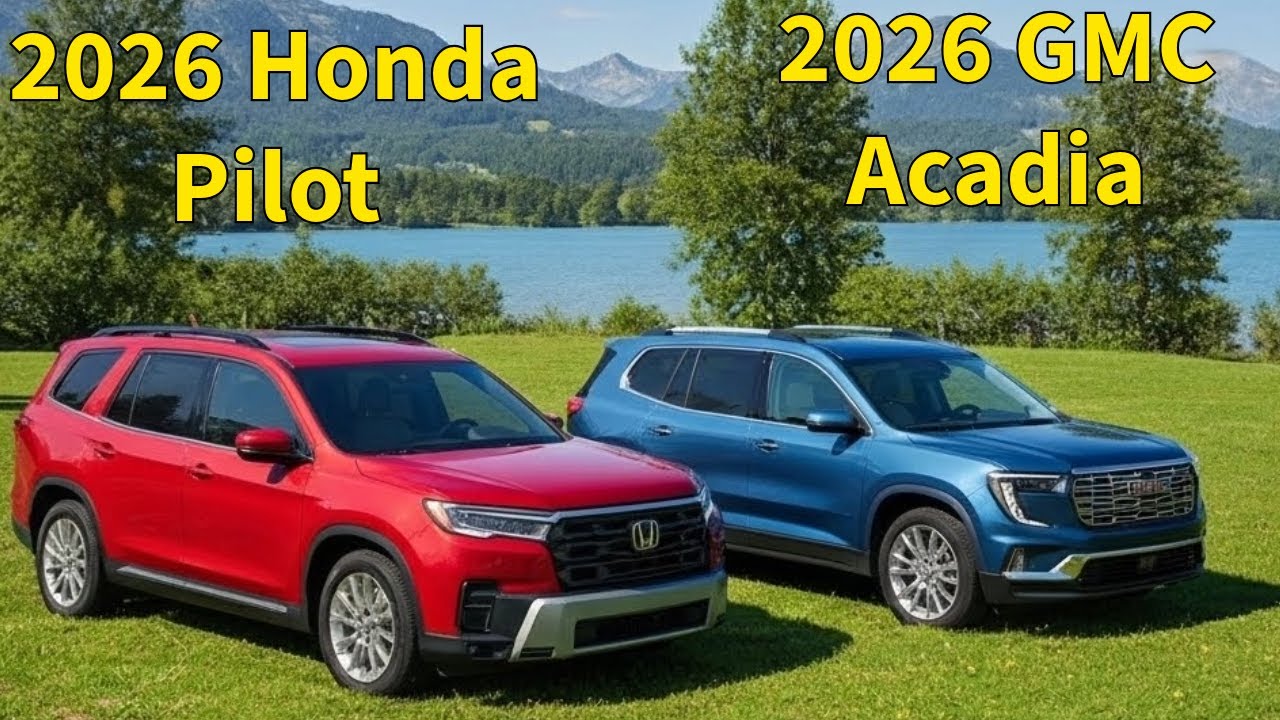 Honda Pilot 2026 против GMC Acadia 2026 – вы не поверите, какой внедорожник победит!
