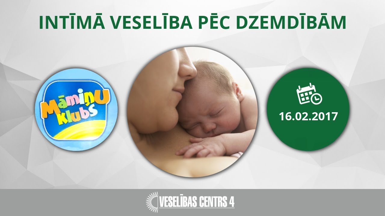 Par sievietes intīmo veselību pēc dzemdībām raidījumā 