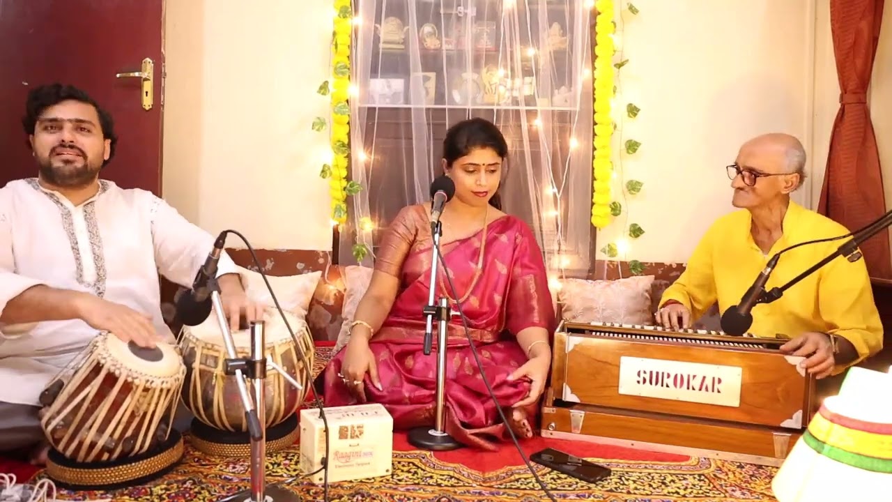 Shaym tohe najariya ( Thumri)| Rageshree Mukherjee ( Live) Misra koushik dhawani |