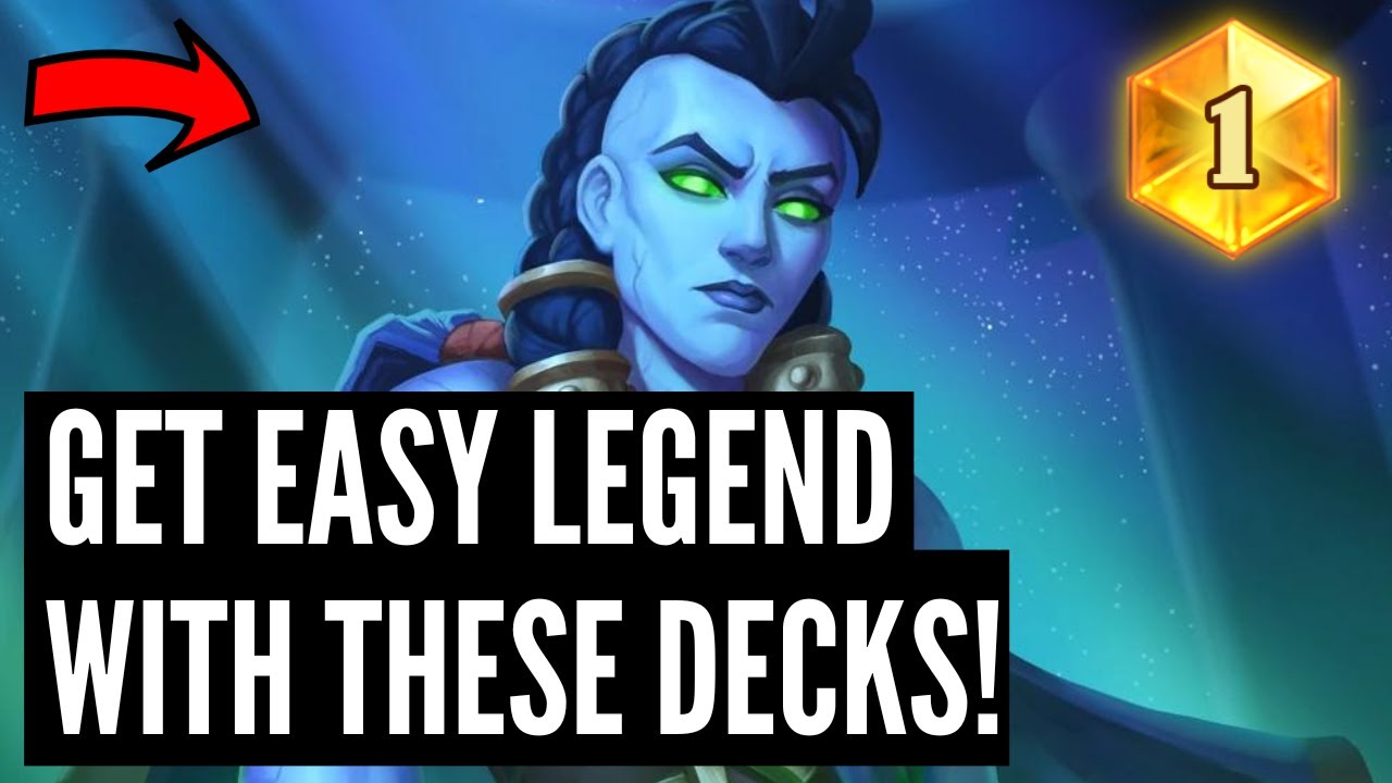 The 5 BEST DECKS to get LEGEND in Standard and Wild after the nerfs!