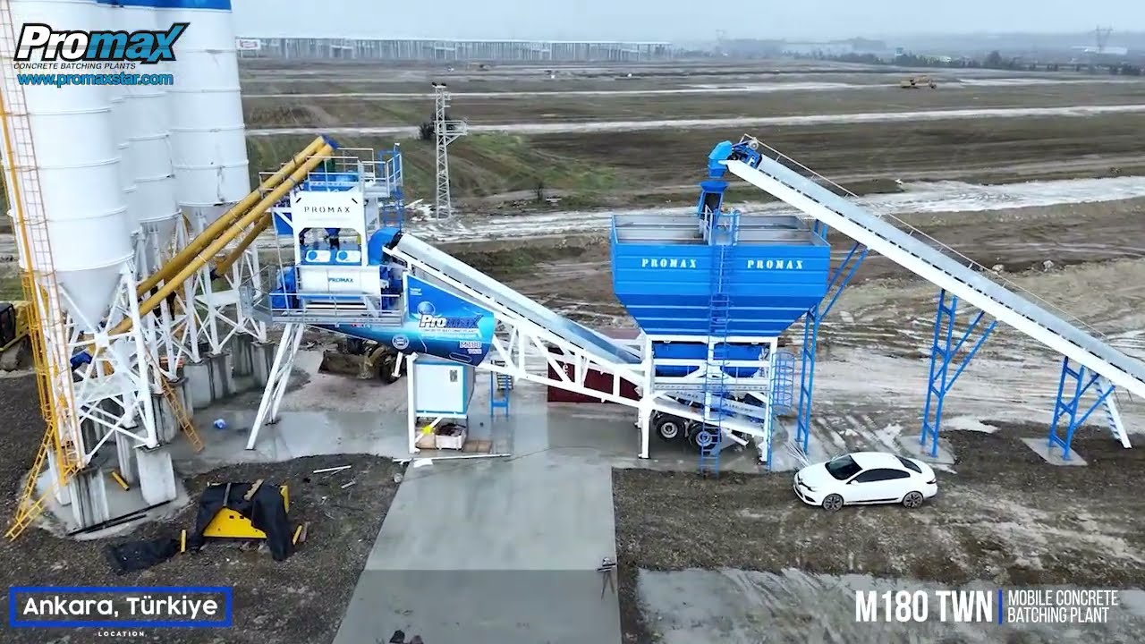 M180 Mobil Beton Santrali | M180 Mobile Concrete Batching Plant