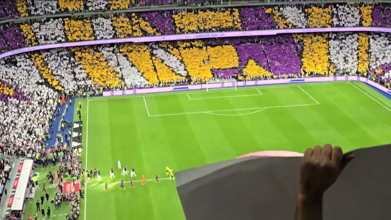 🔥 El Clásico 2025: Real Madrid vs Barcelona | Epic Bernabéu Entrance & Fan Show! 🔥