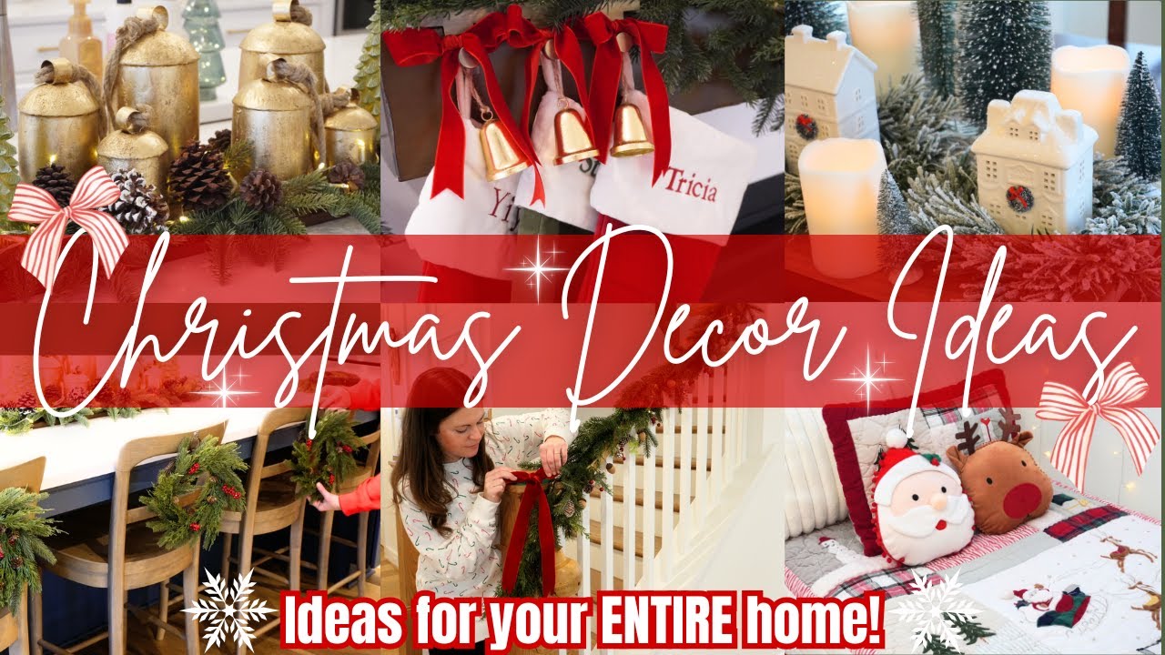 Ultimate Christmas Decorate With Me 2025! Whole House Christmas Decorate With Me!