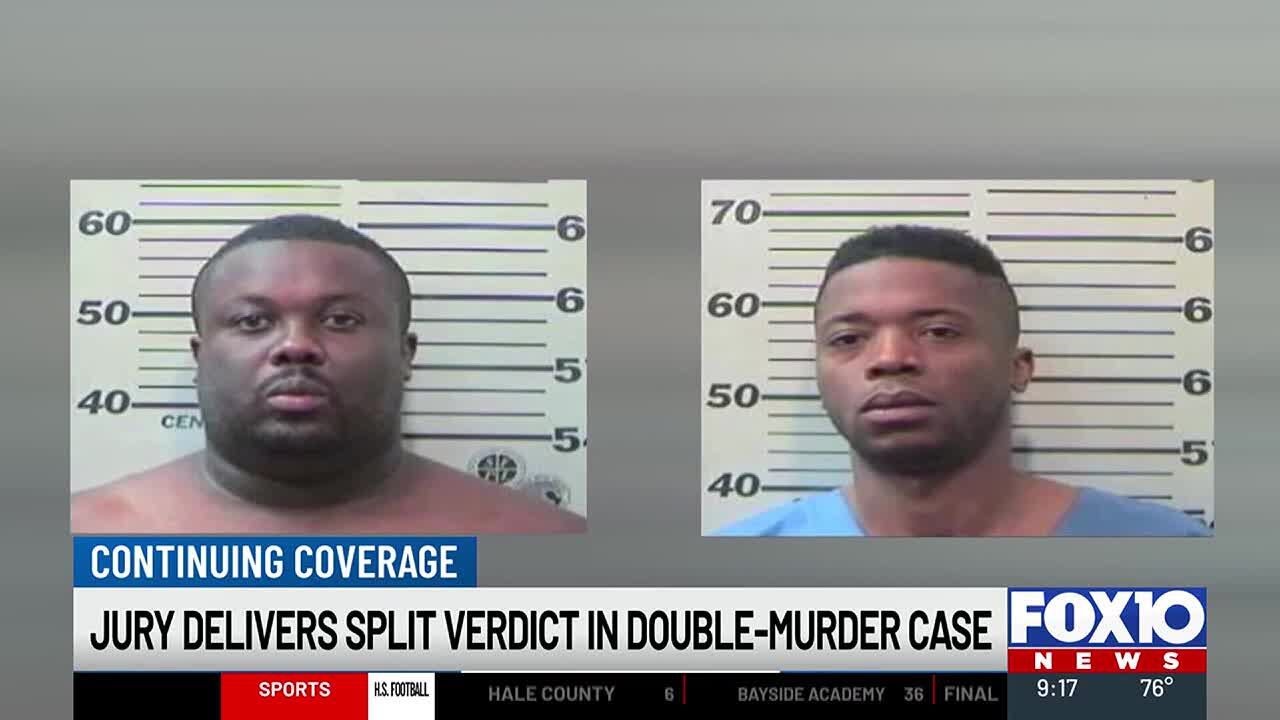 Mobile jury delivers split verdict in double-murder case involving dice game