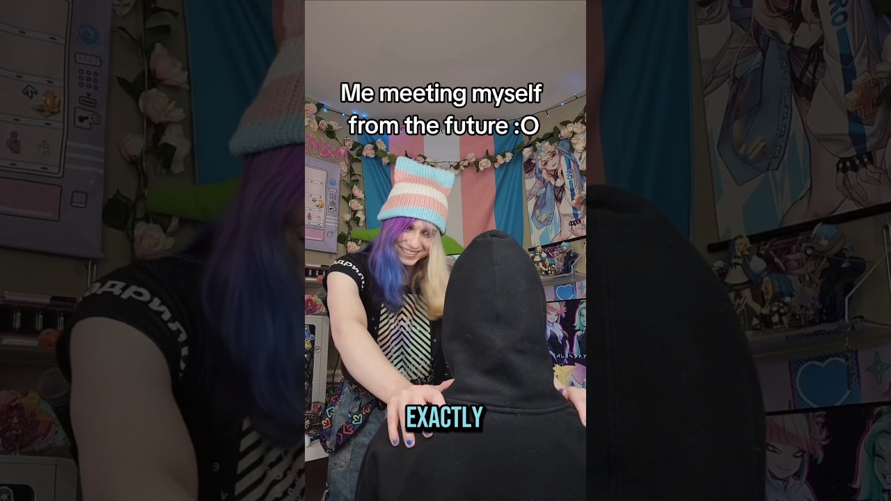 Как бы ты в молодости отреагировал на встречу с тобой сейчас? :3 #трансгендер