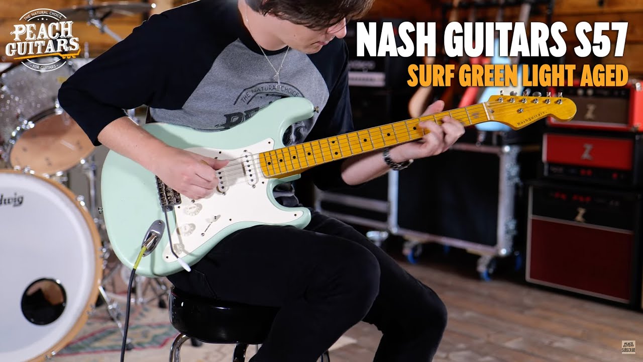 No Talking...Just Tones | Nash Guitars - S57 | Surf Green Light Aged