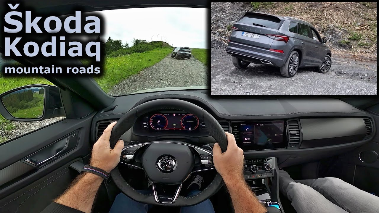 2021 Škoda Kodiaq (facelift) | POV test drive on mountain roads | #DrivingCars