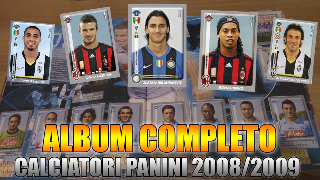 ALBUM COMPLETO CALCIATORI PANINI 2008/2009 [By Giuse360]