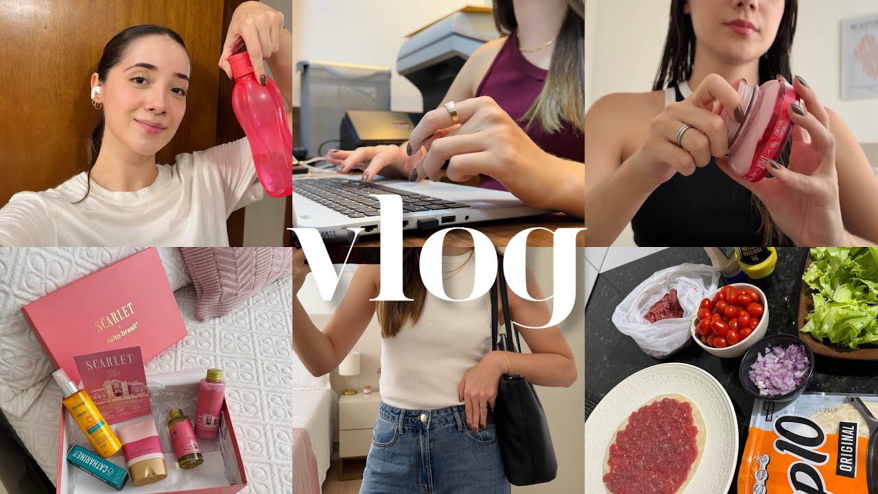 MINHA ROTINA REAL, RECEBIDOS, BOX DO MÊS, TRABALHO CLT, FACULDADE, ACADEMIA, LOOK, AUTOCUIDADO #vlog