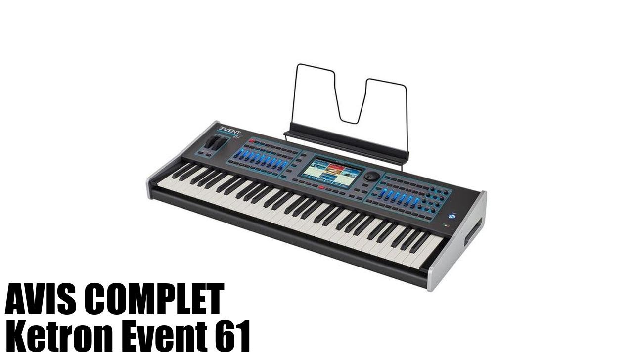Ketron Event 61 : Le meilleur clavier arrangeur ?