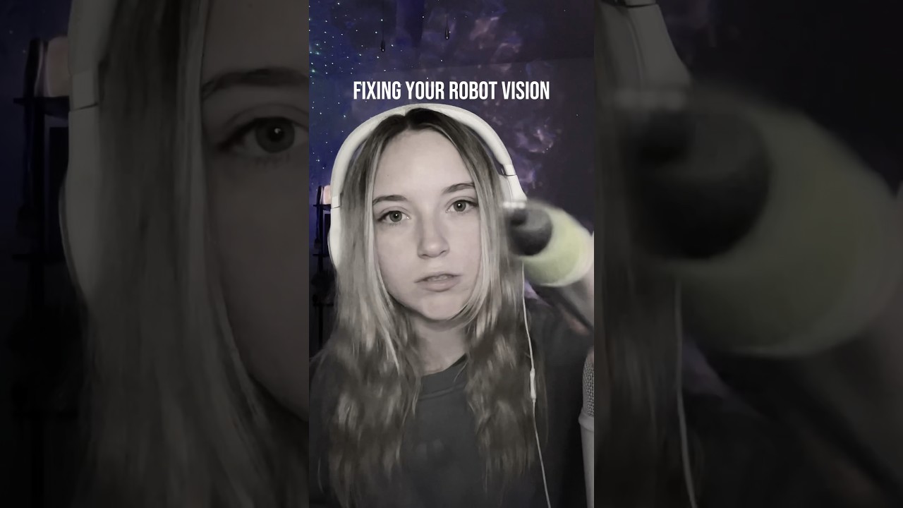 Исправление зрения робота🤖вдохновлено @whisperingwillow_ASMR!#asmrsounds #asmr #robotasmr