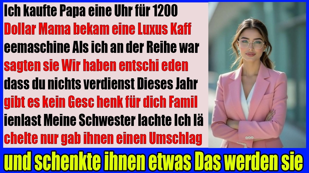 Zu Weihnachten gibt es kein Geschenk für dich  Wir wollten dir eine Lektion erteilen
