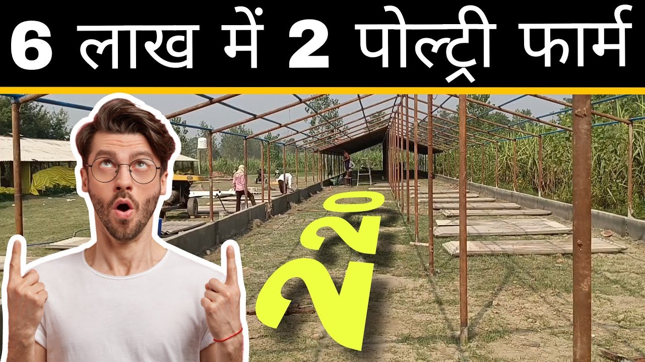 4 हज़ार मुर्गी के 2 पोल्ट्री फार्म | sirf  6 lakh me?