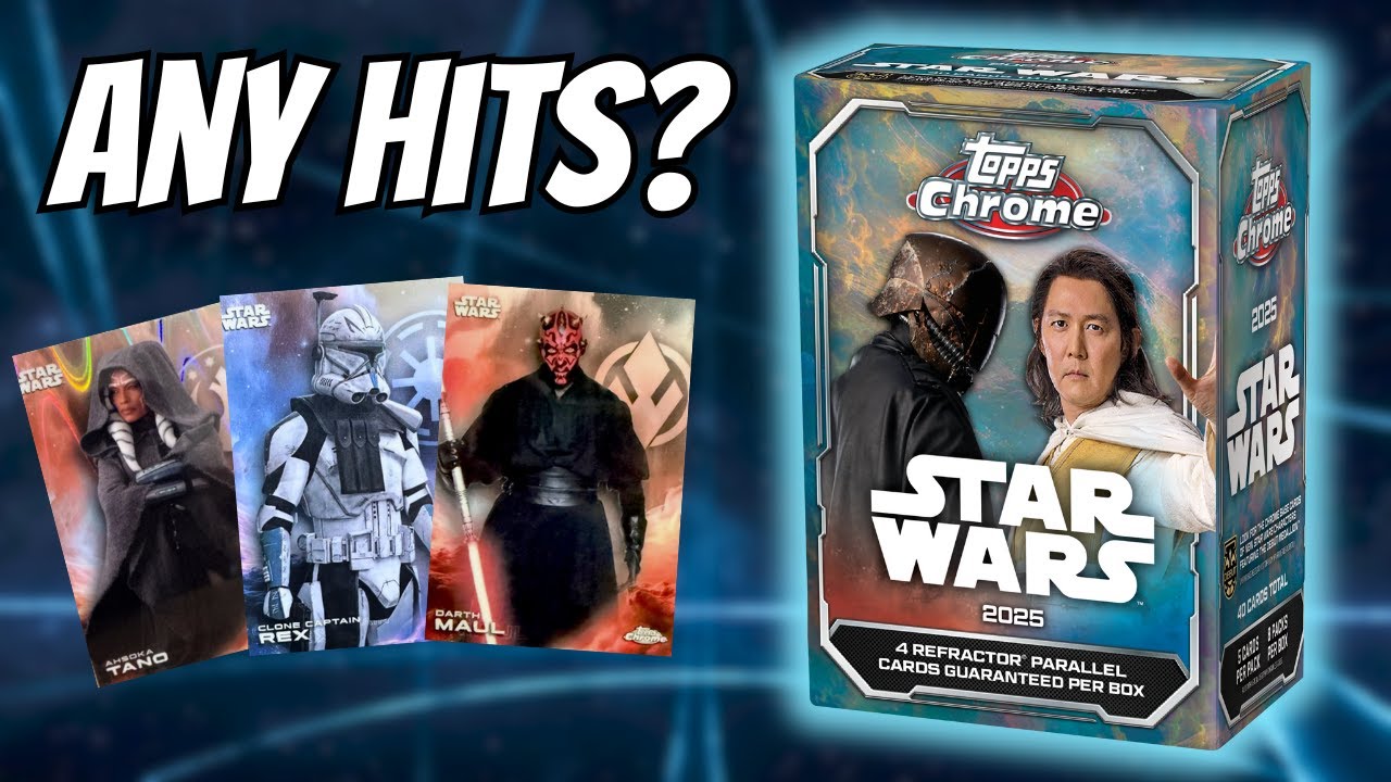 Any HITS in the 2025 Topps Chrome STAR WARS Value Box?