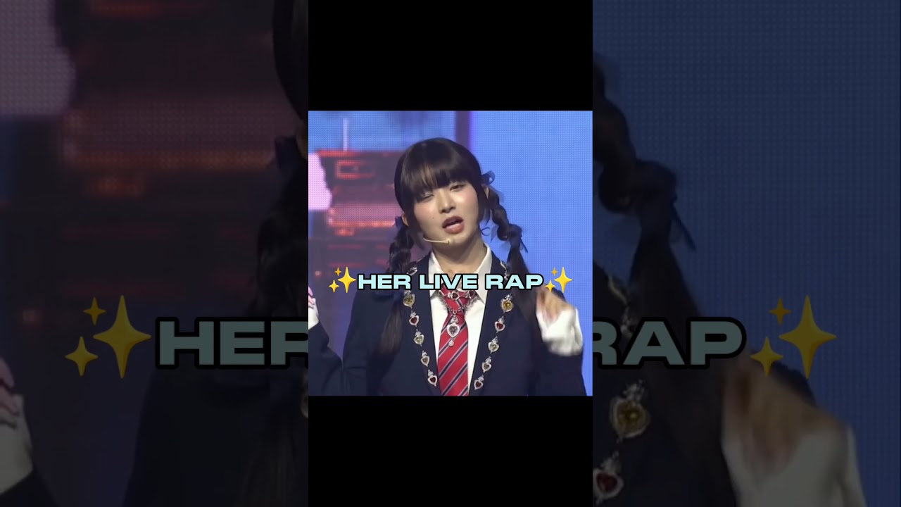 rei rapping live is just- #kpop #kpopedit #kpopshorts #ive #rei #rap