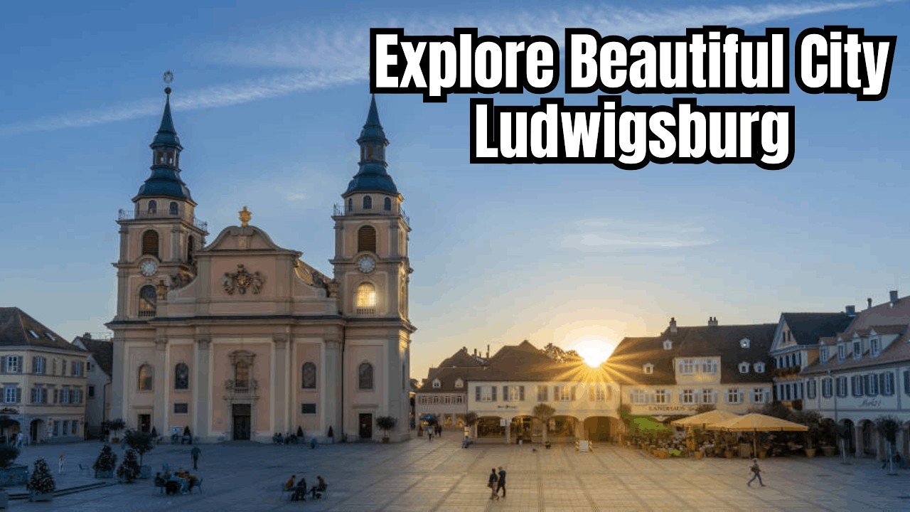 Ludwigsburg City Walk 4K  Visiting the Beautiful Old Town in Small City of Germany