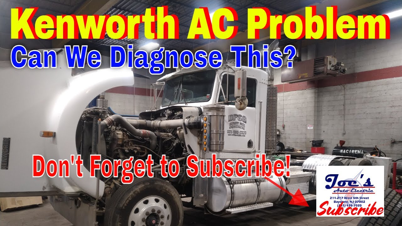 Kenworth T-880 Без кондиционера. Ремонтируем большой грузовик! Поехали!