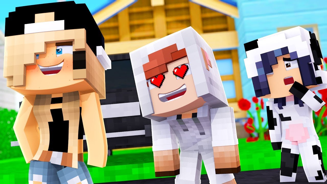 THE NEW GIRL? | Play Barn | Minecraft School Roleplay