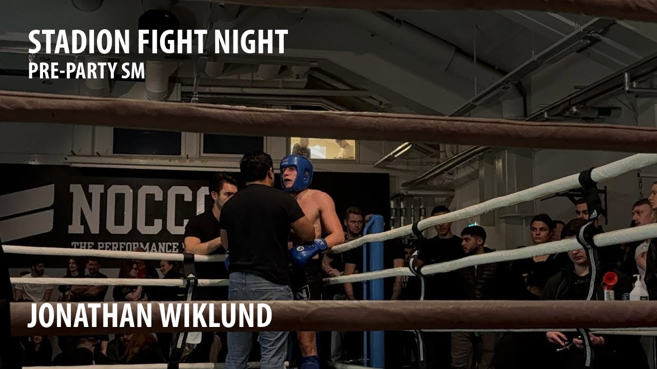 Thaiboxning - Stadion Fight Night Pre-Party SM - Jonathan Wiklund