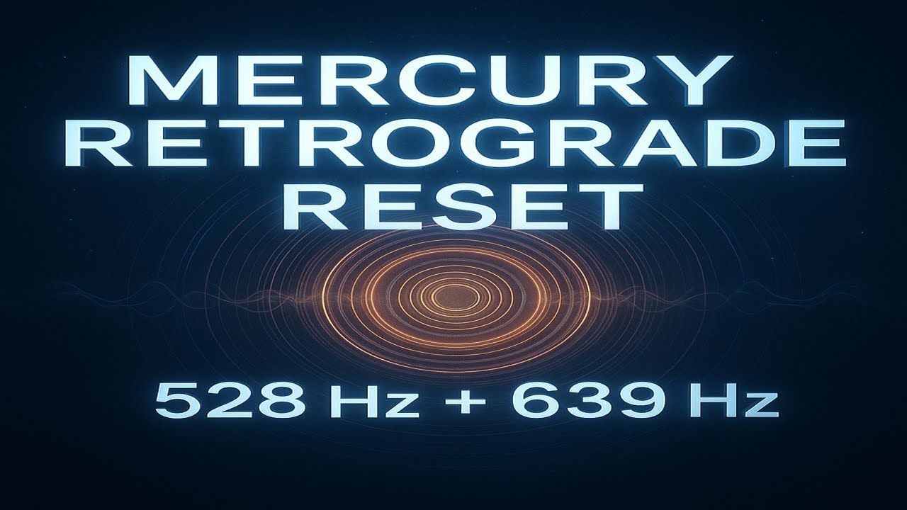 Powerful Mercury Retrograde Sound Healing | 528 + 639 Hz for Emotional Balance & Clarity